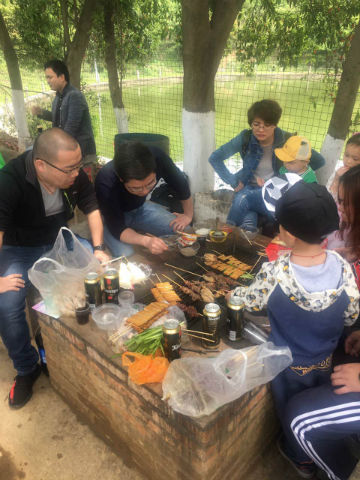 燒烤中